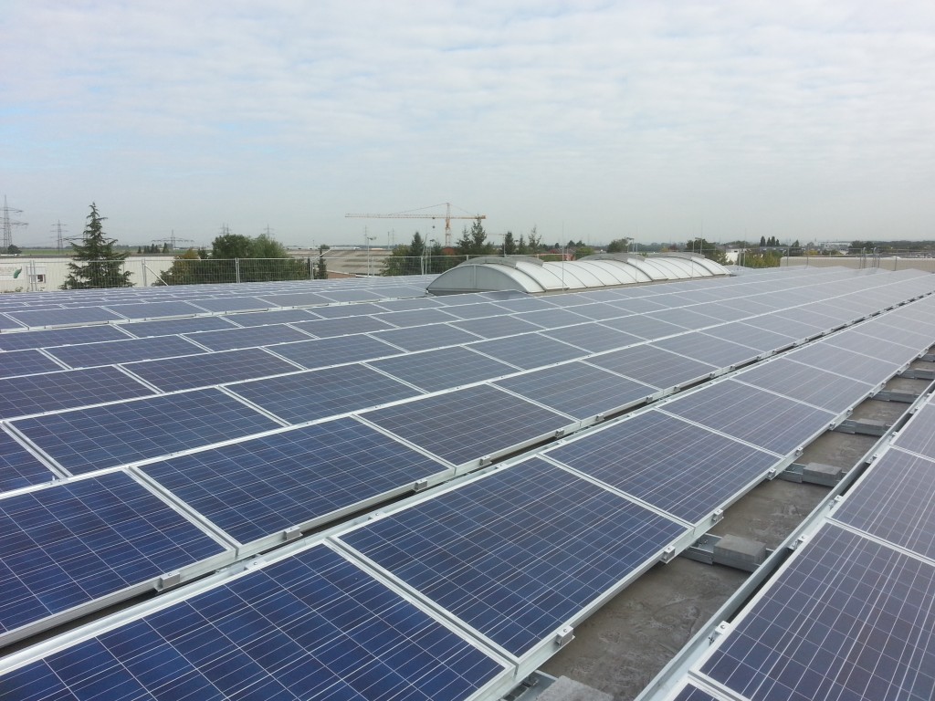 Photovoltaikmodule auf Dach